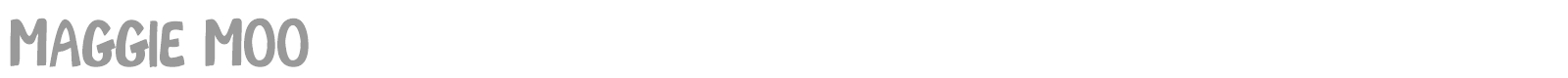 Maggie Moo font preview
